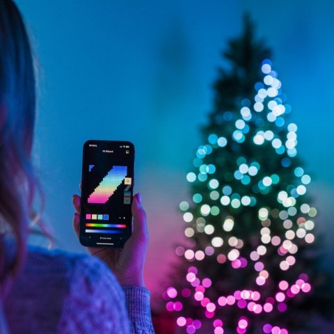 Inteligentne lampki choinkowe Strings 600 RGB LED, łańcuch, przezroczysty przewód, 48 m, IP44 Inteligentne lampki choinkowe Strings 600 RGB LED, łańcuch, przezroczysty przewód, 48 m, IP44