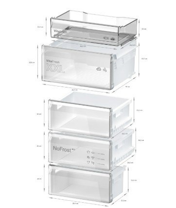 Chłodziarko-zamrażarka KGN39VXBT