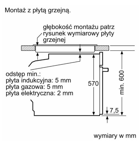 Piekarnik AirFry HBG536EW4 biały