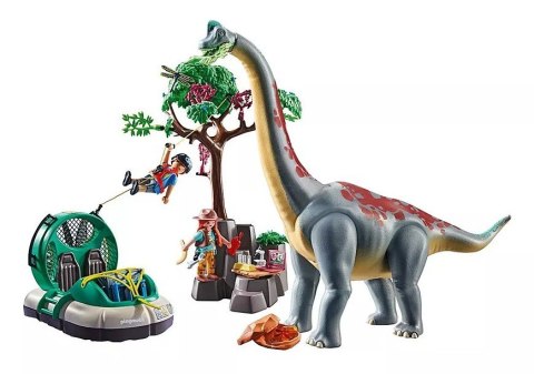 Zestaw z figurkami Dinos 71819 Brachiozaur z poduszkowcem