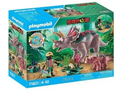 Zestaw z figurkami Dinos 71821 Triceratopsy
