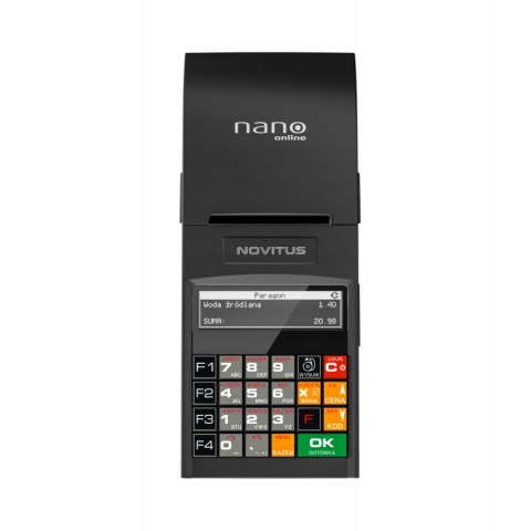 Kasa fiskalna Novitus NANO + Programowanie + Fiskalizacja + Zgłoszenie