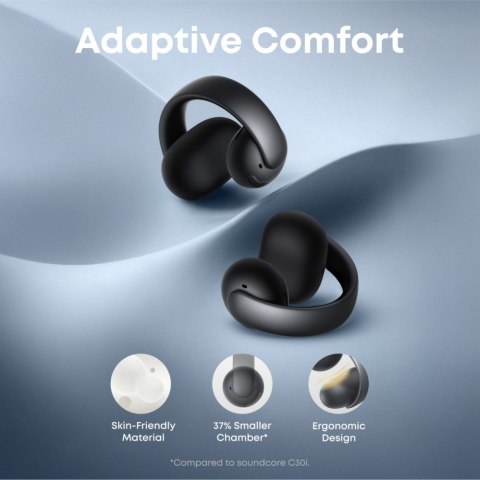 Słuchawki Soundcore AeroClip Bluetooth czarne