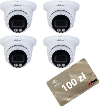 KAMERA IP DAHUA IPC-HDW2249TM-S-IL-0280B Opakowanie zbiorcze 4szt.