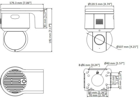Kamera IP HikVision DS-2DE3A404IWG-E PL