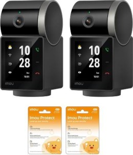 Zestaw 2 kamer IP Imou REX VT PRO bateryjna 5MP z chmurami Imou Protect