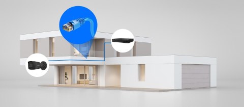 Kamera IP Hilook by Hikvision tuba 4MP IPCAM-B4-P Black Opakowanie zbiorcze 4szt.