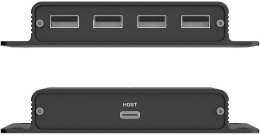 Unitek Przedłużacz USB-C na 4× USB-A przez Ethernet, zasięg do 150 m 480Mbps
