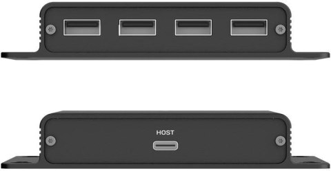 Unitek Przedłużacz USB-C na 4× USB-A przez Ethernet, zasięg do 150 m 480Mbps