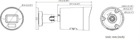 Kamera IP Hikvision DS-2CD2067G3-LI2UY/SL 2.8mm PL Opakowanie zbiorcze 4szt.
