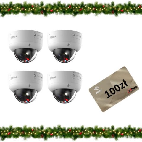 Kamera IP TIOC 3.0 DAHUA IPC-HDBW3849R1-ZAS-PV-27135-S5 Opakowanie zbiorcze 4szt.