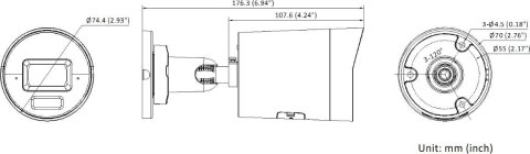 Kamera IP Hikvision DS-2CD20166G3-IUY/SL(2.8mm)(eF)