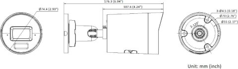 Kamera IP Hikvision DS-2CD2047G3-LI2UY/SRB(2.8mm)/BLACK