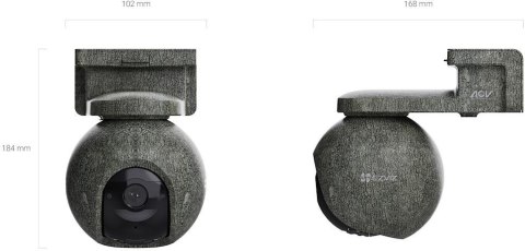 Kamera IP Ezviz EB8 Pro Ranger 8MP z panelem słonecznym 8W 4G Wi-Fi