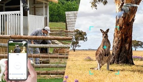 Kamera IP Ezviz EB8 Pro Ranger 8MP z panelem słonecznym 8W 4G Wi-Fi