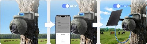 Kamera IP Ezviz EB8 Pro Ranger 8MP z panelem słonecznym 8W 4G Wi-Fi