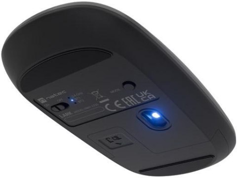 Mysz bezprzewodowa Natec Lark szary