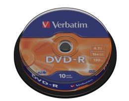 Płyty DVD-R Verbatim AZO (10szt)