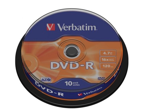Płyty DVD-R Verbatim AZO (10szt)