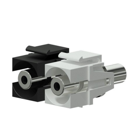 Adapter Keystone Żeński 3,5 mm - Żeński 3,5 mm Czarny - VCK310/B Adapter Keystone Żeński 3,5 mm - Żeński 3,5 mm Czarny - VCK310/B