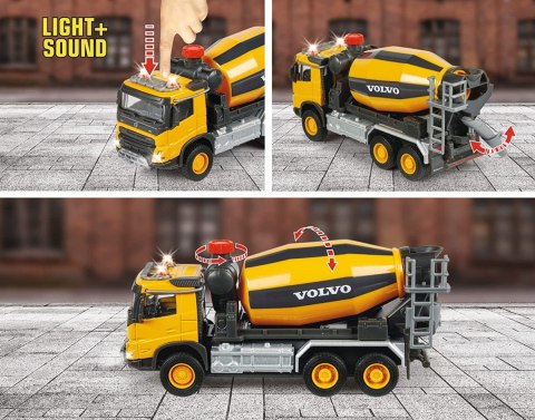 Pojazd Majorette G.S. Volvo Betoniarka 19 cm Pojazd Majorette G.S. Volvo Betoniarka 19 cm