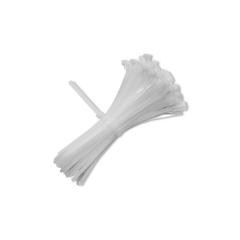 Opaski zaciskowe wielorazowe/trytytki | 7.2*250mm | Nylon UV | Białe Opaski zaciskowe wielorazowe/trytytki | 7.2*250mm | Nylon UV | Białe